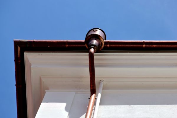 Professional Copper Downspout Installation